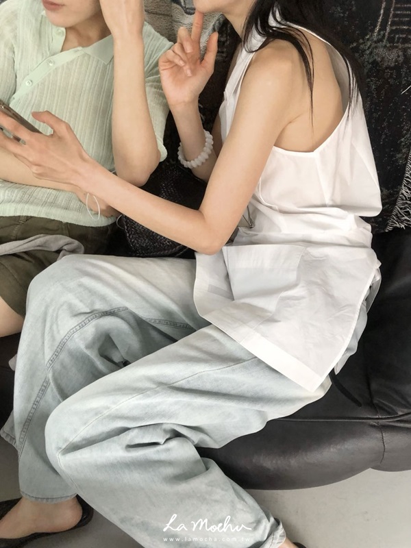 夏天刷白薄款牛仔褲